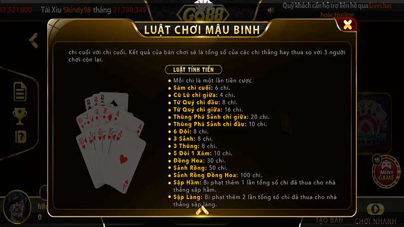 Luật chơi game anh em cần nắm khi tại cổng game Go88