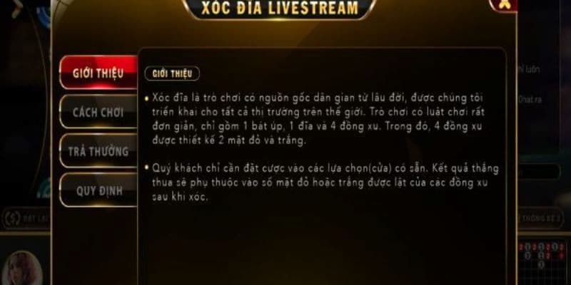 Giới thiệu trò chơi Xóc đĩa livestream là gì?